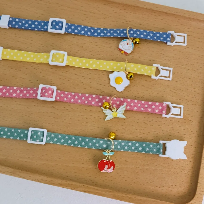 Ins fresh style-Collar de seguridad para gato, correa ajustable para cachorros, gatitos, mascotas, cuello con campana - imagen 5