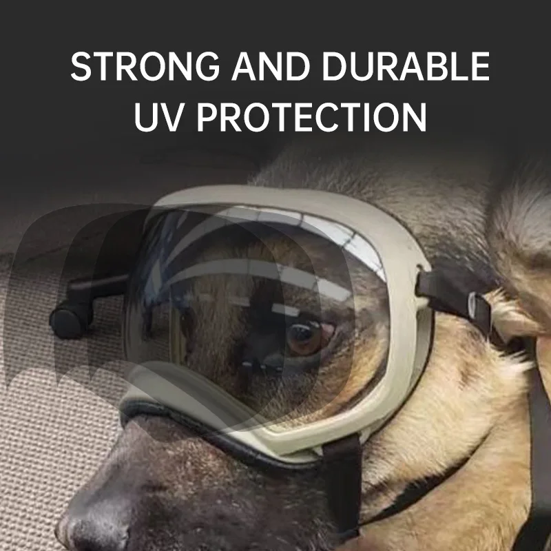 Gafas para mascotas que cambian de color, gafas para perros, gafas de sol para perros de tamaño, gafas para la nieve, gafas de sol para perros resistentes a los rayos UV - imagen 2
