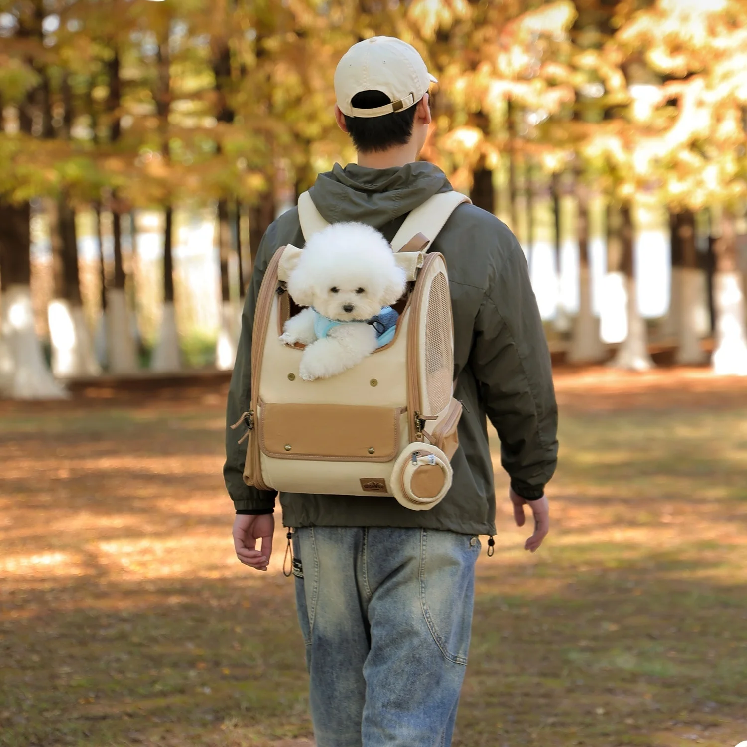 Mochila para mascotas de alta calidad, mochila para senderismo, viajes, Camping, mochila para gatos, cachorros, gatitos, sujeción al aire libre, bolsa para perros pequeños - imagen 2