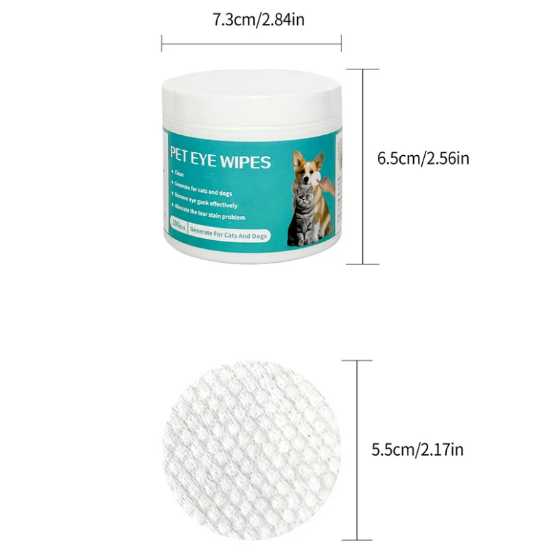 Productos de limpieza para mascotas, toallitas para eliminar marcas de desgarro, limpieza de pañuelos húmedos, limpieza de ojos para gatos, eliminación de marcas de desgarro - imagen 5