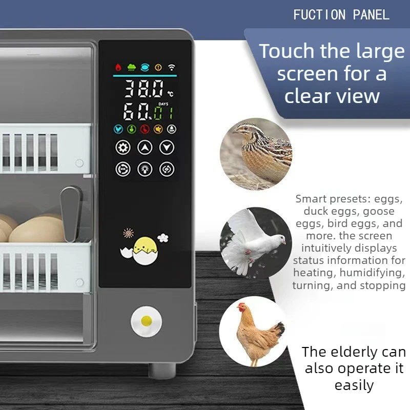 Incubadora automática de huevos con control térmico - imagen 2