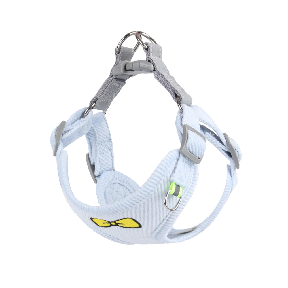 Juego de arnés y correa supersuave para perros pequeños, arnés ajustable para mascotas, Chihuahua, Yorkshire, Pug, arnes, pequeño - imagen 3