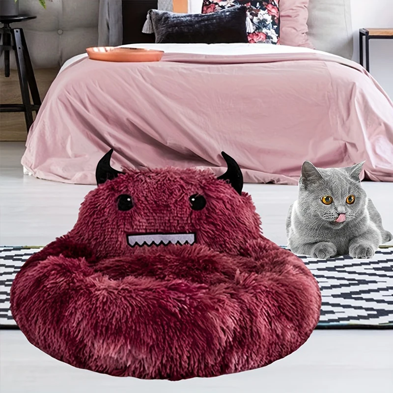 Productos para mascotas para gatos, cesta cálida para invierno, productos de Halloween, todos los accesorios de cama para perros, cojines para gatitos, alfombrilla para cachorros, casa - imagen 5