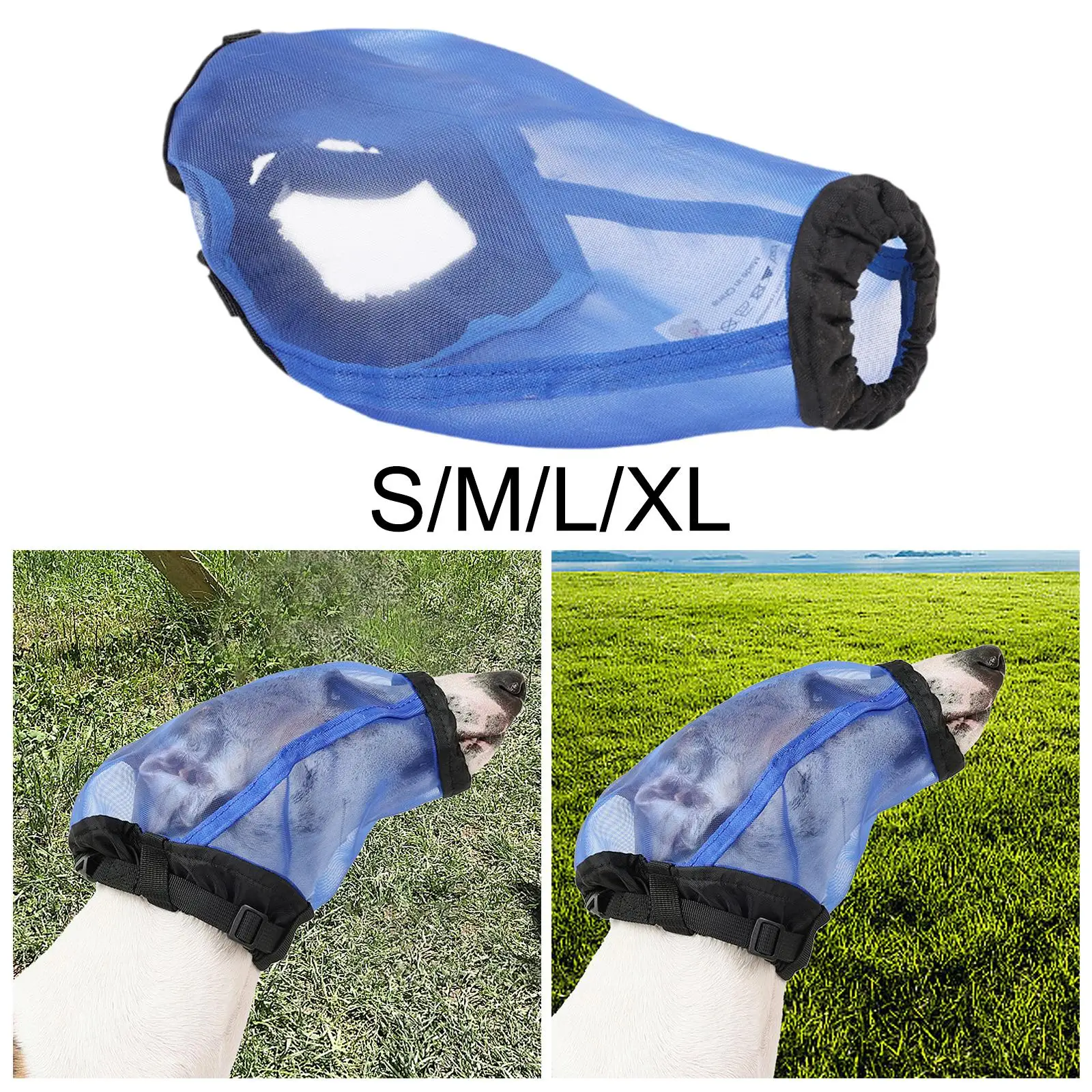 Foxtail Mask for Dogs,Dogs Head Protect,Dog Face Guard,Adjustable Head Net for Dogs,Field Cover,Pet Supplies for Hiking