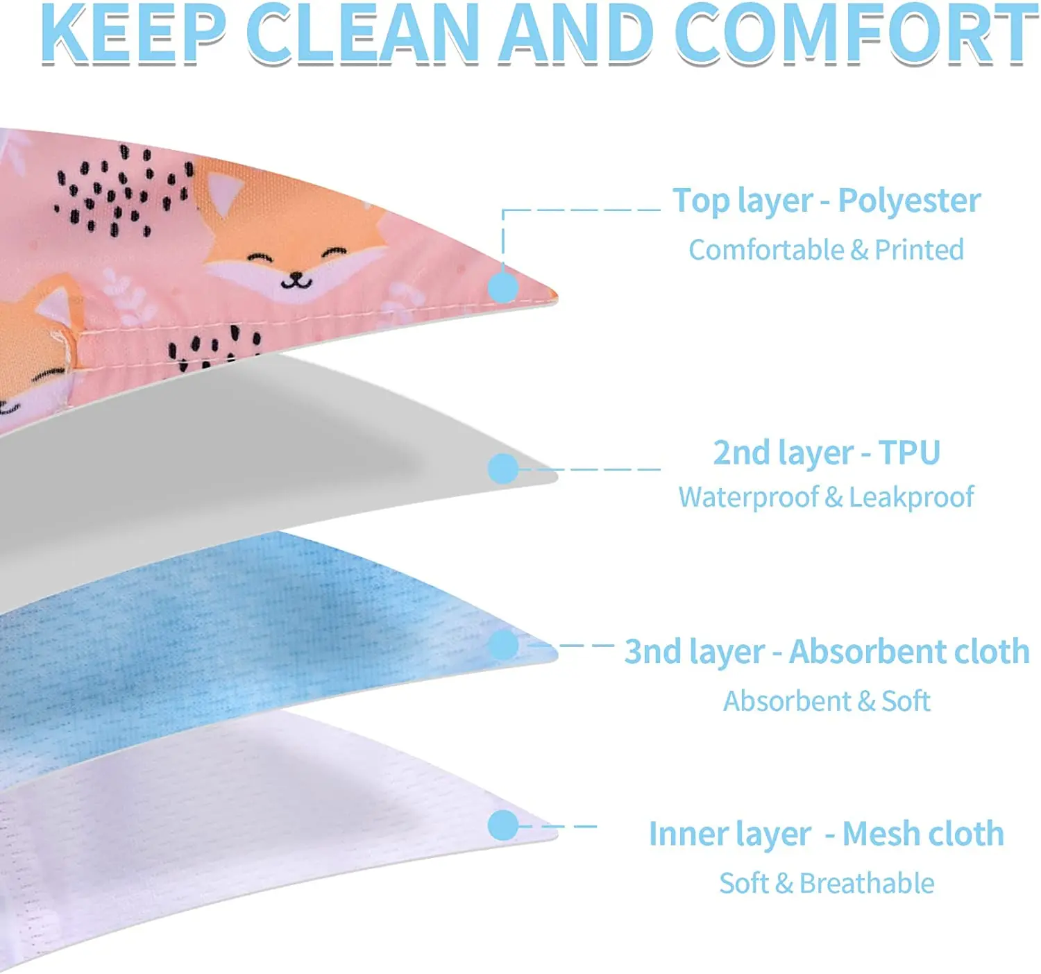 Pañales lavables para perros femeninos, bragas para perros, bragas fisiológicas cómodas y reutilizables, pañales para perros pequeños, medianos y grandes - imagen 4