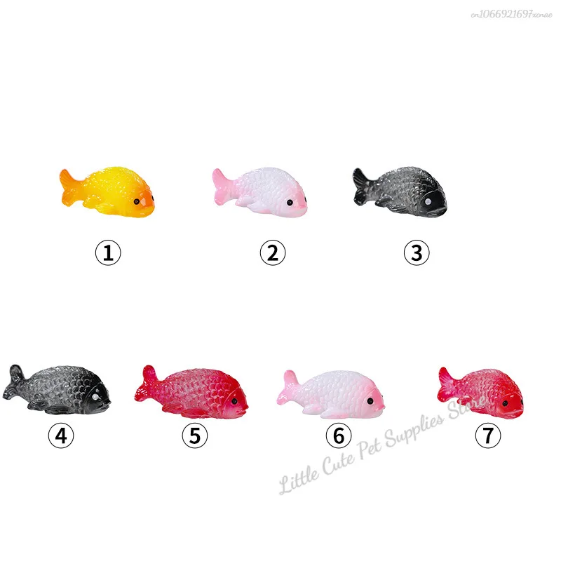 Paisaje flotante de peces falsos de plástico duradero Artificial para decoración de pecera, adorno de acuario - imagen 4