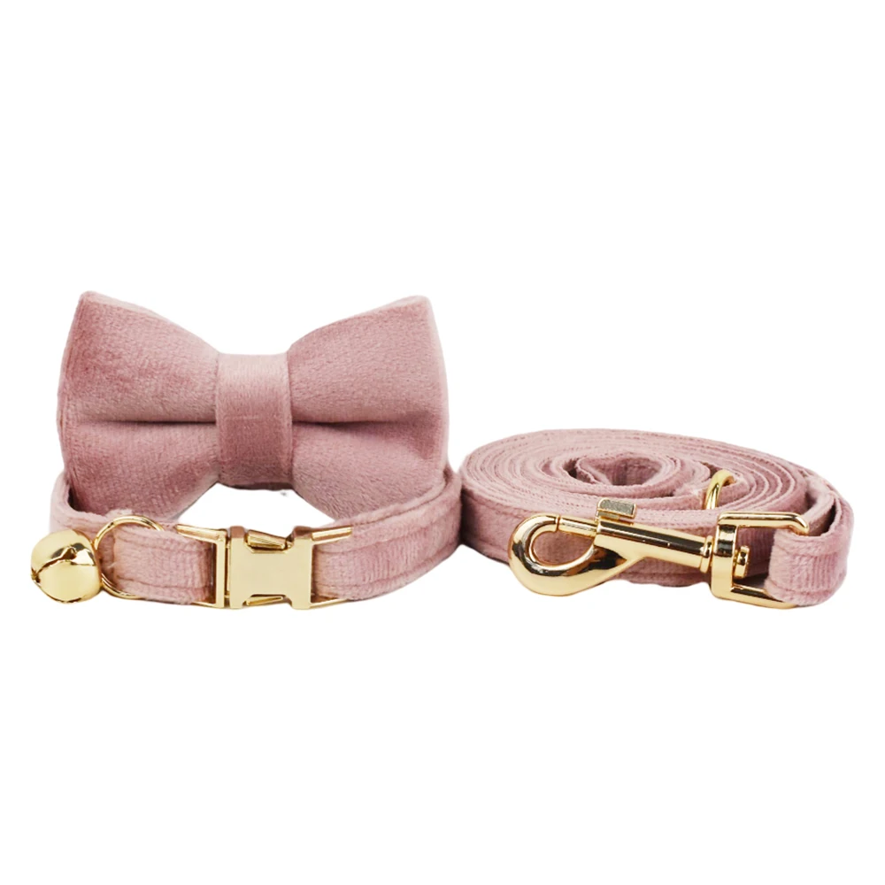 Bow collar Leash set
