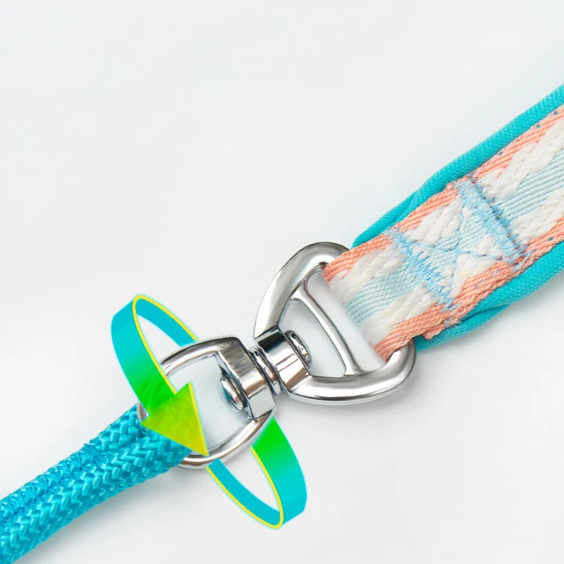 Correas fuertes para perros de 150cm/59,06 pulgadas, correa de nailon para caminar para perros, correas de entrenamiento para cachorros, Collar ajustable para mascotas, correa de plomo, suministros para mascotas