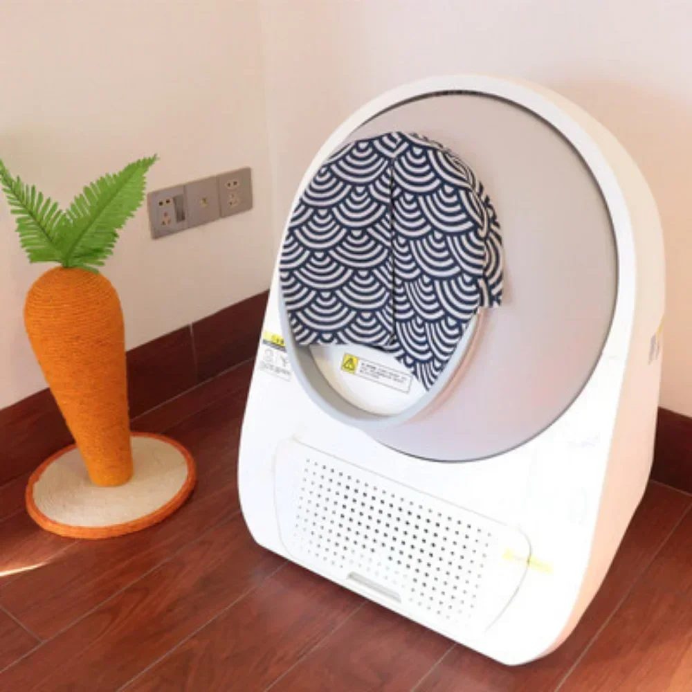 Lavabo para gatos, cortina de puerta a prueba de olores y polvo, cortinas a juego para Catlink, caja de arena automática para gatos, productos para mascotas - imagen 3