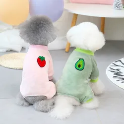 Pijama frutas para perro – Abrigo cálido y cómodo