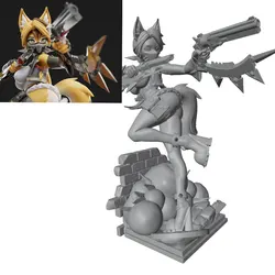 Figura GK 1/24 decorativa – Miniatura anime sin montar ni pintar