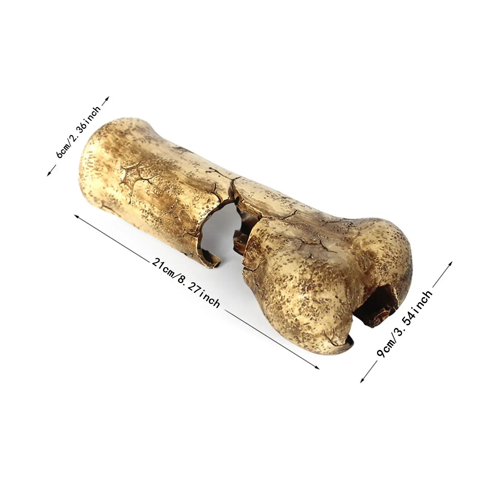 Reptile Rock Hide Cave Decorative Landscape Ornament for Fish Geckos Lizards