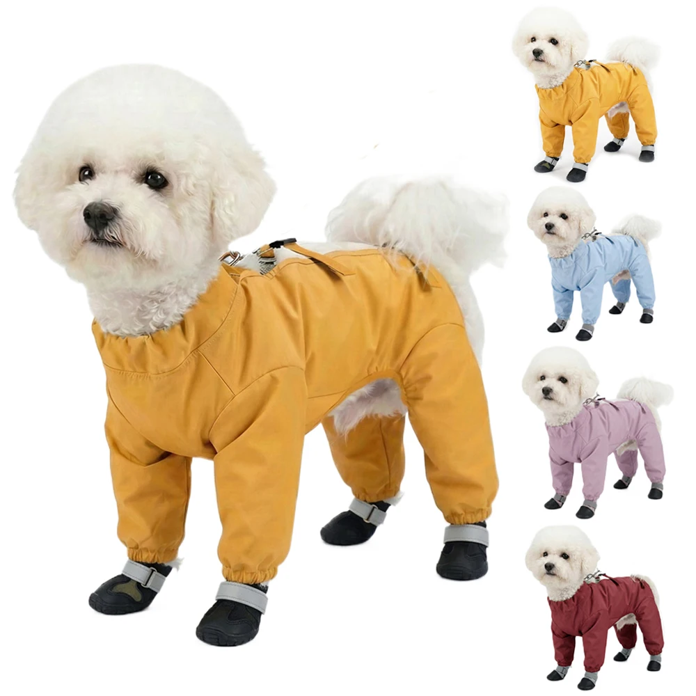 Pantalones impermeables para perros pequeños con protección abdominal - imagen 2
