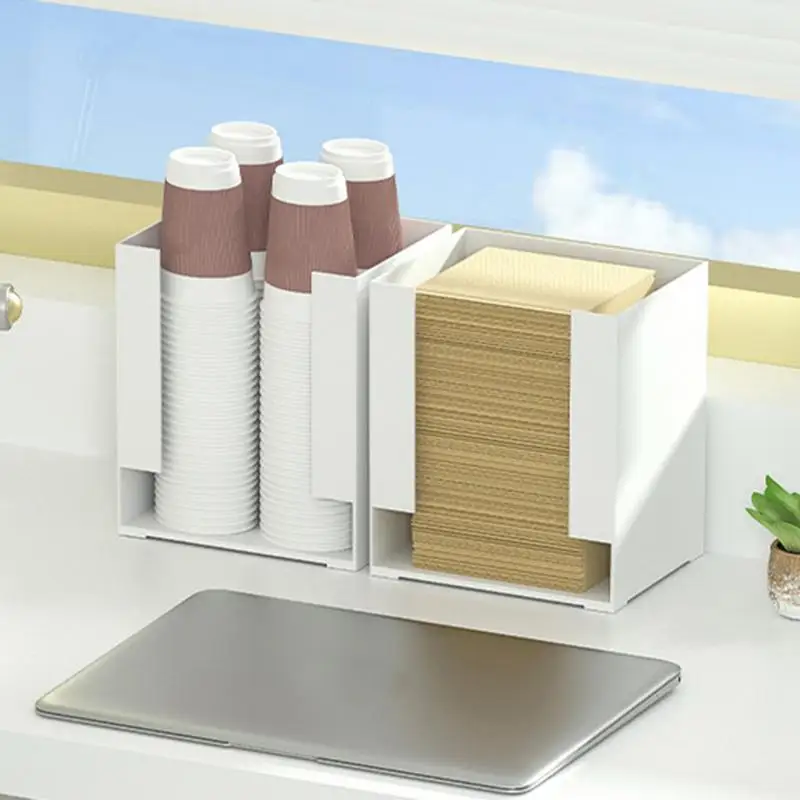 Soporte de caja de papel de ángulo recto, dispensador de fideos instantáneos, diseño de extracción de escritorio, creativo, multifuncional, ahorro de espacio, cocina - imagen 3