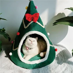 Casa cama térmica Navideña para gatos y perros pequeños