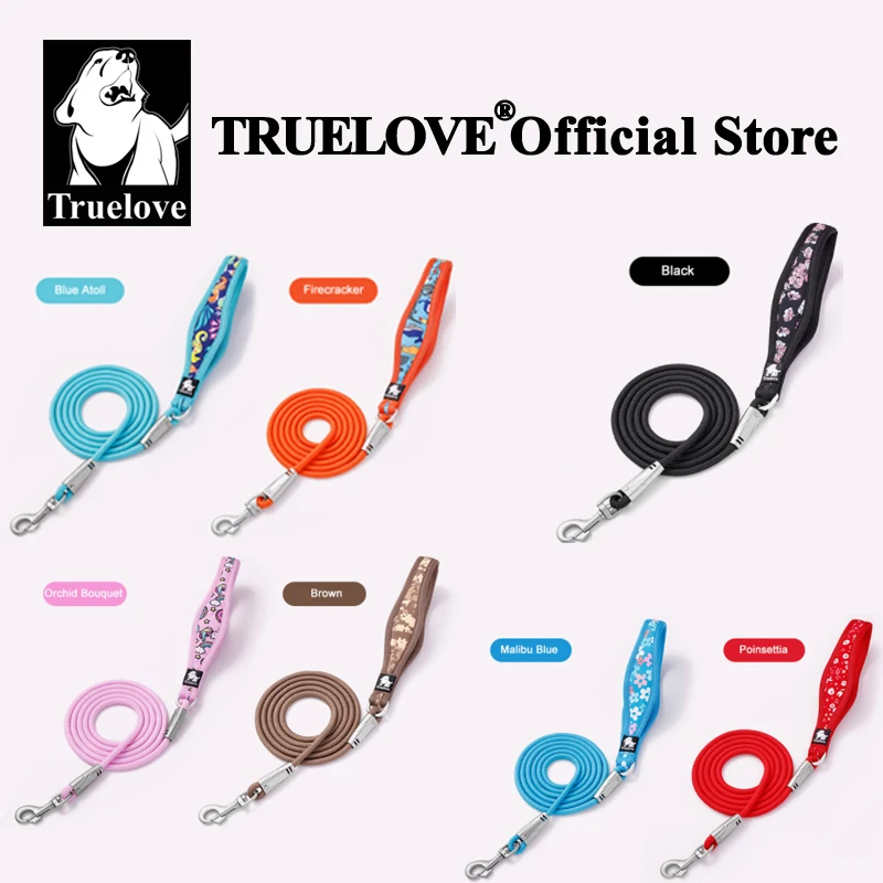 Truelove-Correa con estampado Floral para mascotas, asa acolchada de neopreno, seguridad para perros pequeños y medianos, experiencia agradable al caminar, TLL25761 - imagen 2