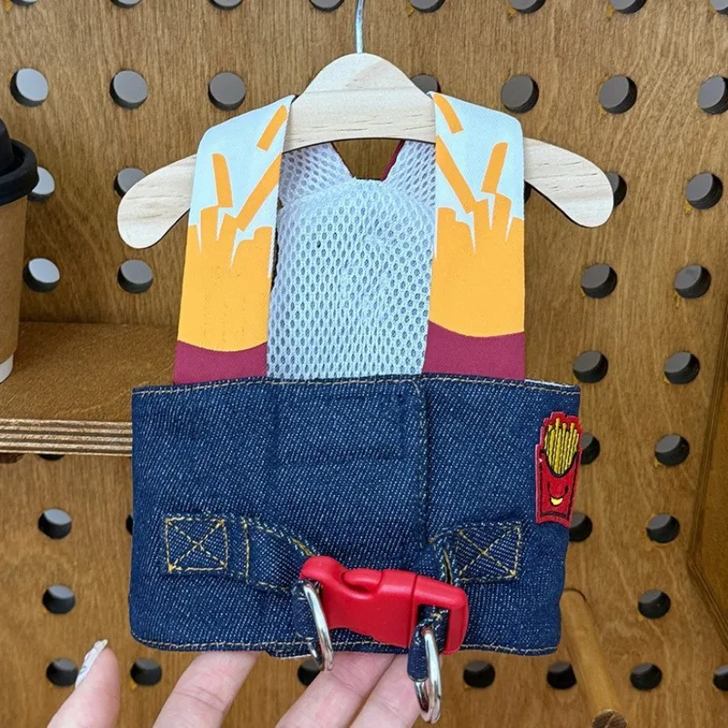 Lindo mascota tracción 1/Pic ropa para mascotas gato Teddy chaleco andador a rayas Yorkshire puede tirar vaquero chaleco perro arnés Accesorios