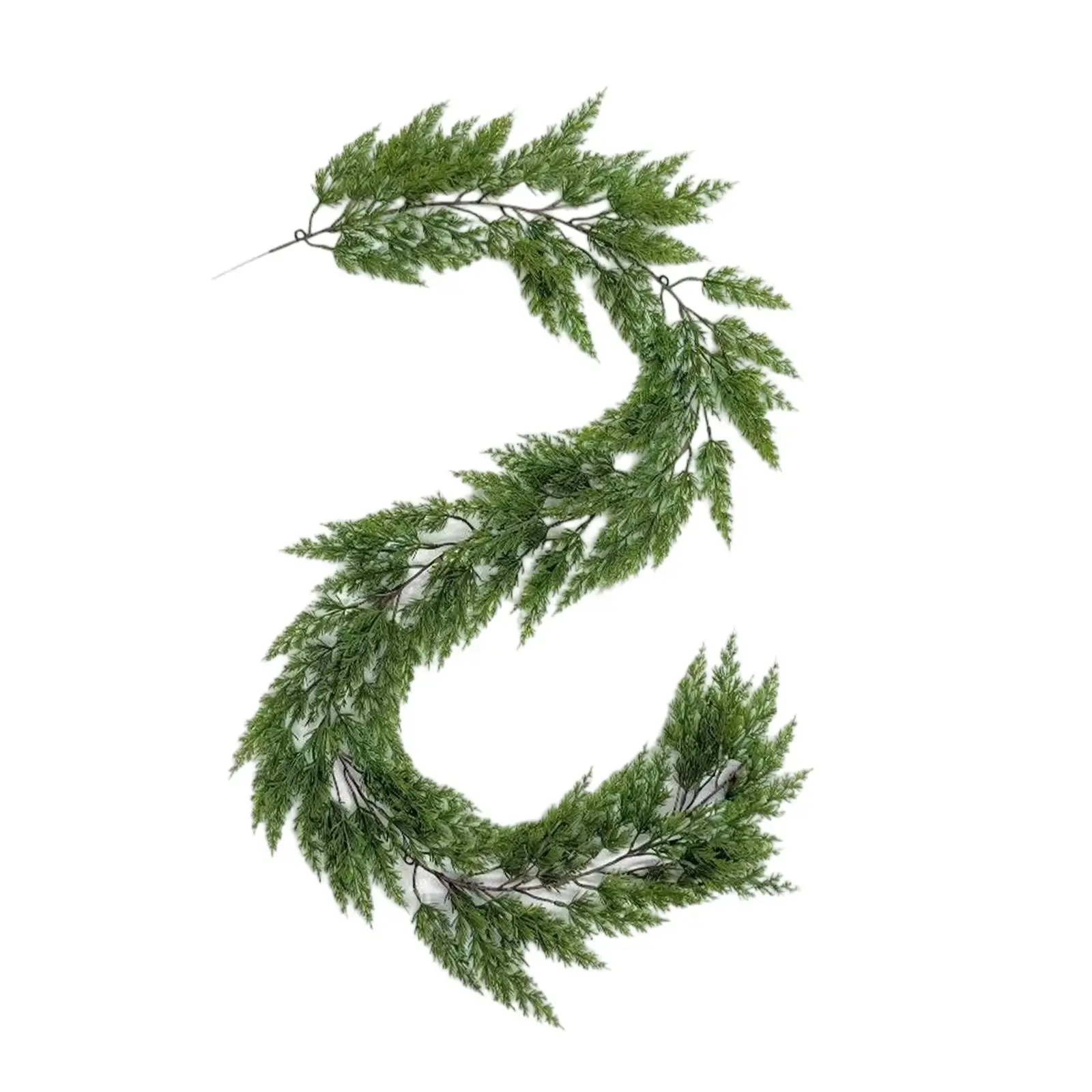 Guirnalda navideña, decoración navideña realista para mesa de chimenea navideña - imagen 4