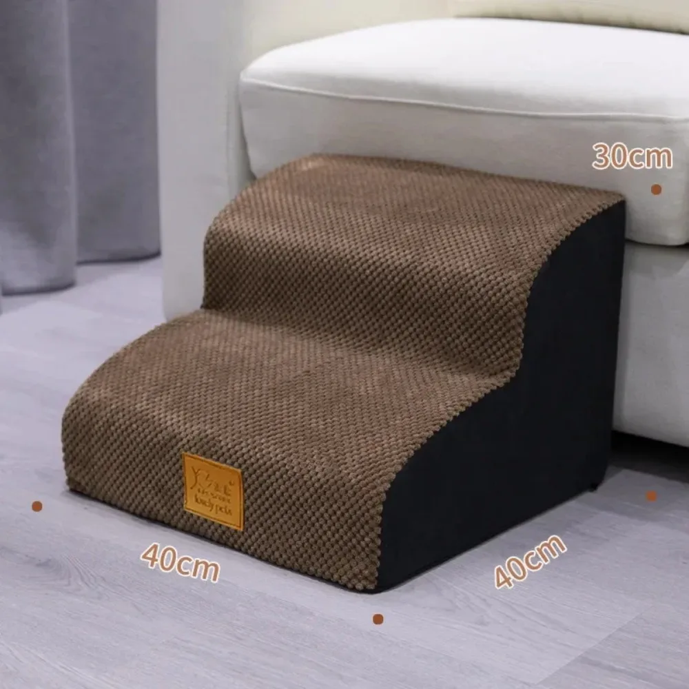 Escaleras para mascotas pequeñas y medianas, cama de cuatro capas de fácil acceso, rampa duradera para gatitos y cachorros, muebles de interior - imagen 3