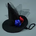 Black lace rose hat