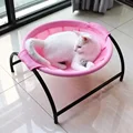 Pink cat bed