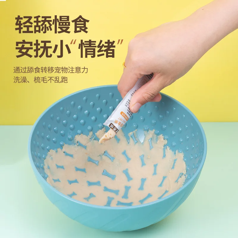 Suministros para mascotas, columpio, comida lenta, asfixia, cuenco para perro, vaso plegable, plato para lamer, almohadilla de comida lenta, plato Binner para gato - imagen 2