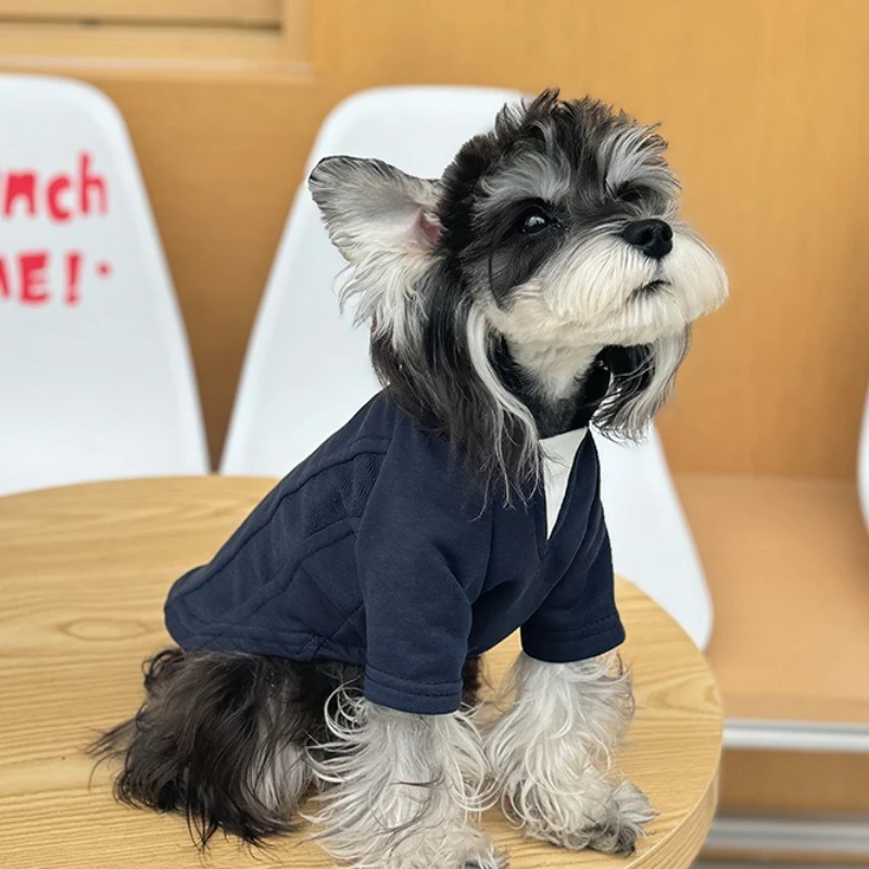 Ropa de moda para perros Chihuahua Yorkshire Frenchie Pugs Otoño Invierno primavera forro polar sudaderas con capucha para mascotas pequeñas y medianas - imagen 2