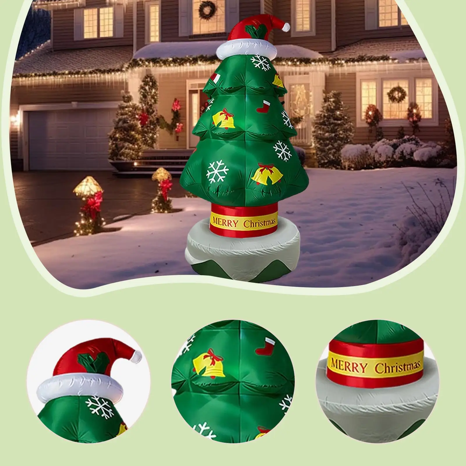 Christmas Inflatable Decoration,Weatherproof,Christmas Tree Figures,Novelty,Xmas Decor Ornament Outdoor Decorations for Festival Christmas Inflatable Decoration,Weatherproof,Christmas Tree Figures,Novelty,Xmas Decor Ornament Outdoor Decorations for Festival
