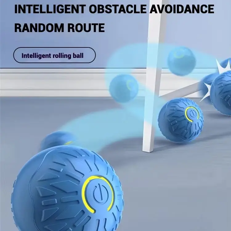 Pelota interactiva para saltar para mascotas con luces coloridas, evita obstáculos y juguete eléctrico inteligente recargable para perros, suministros para mascotas - imagen 5