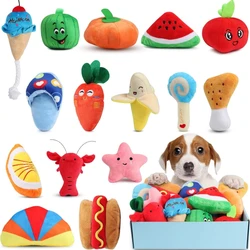 Juguetes masticables y chirriantes para cachorros de perros pequeños