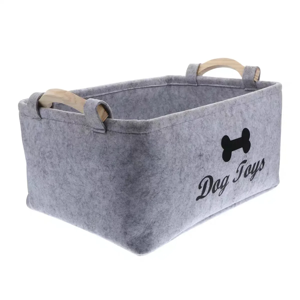 Caja de almacenamiento de juguetes para gatos y perros con varios estilos y tipos, hecha de fieltro y no se decolora. - imagen 2