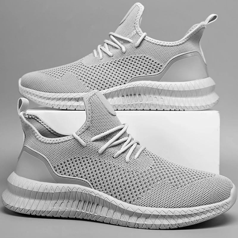 Zapatillas Deportivas Hombre Ligeras Transpirables de Malla Plana - imagen 2