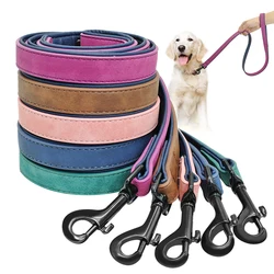 Arnés de cuero para perros – Ajustable y resistente con correa