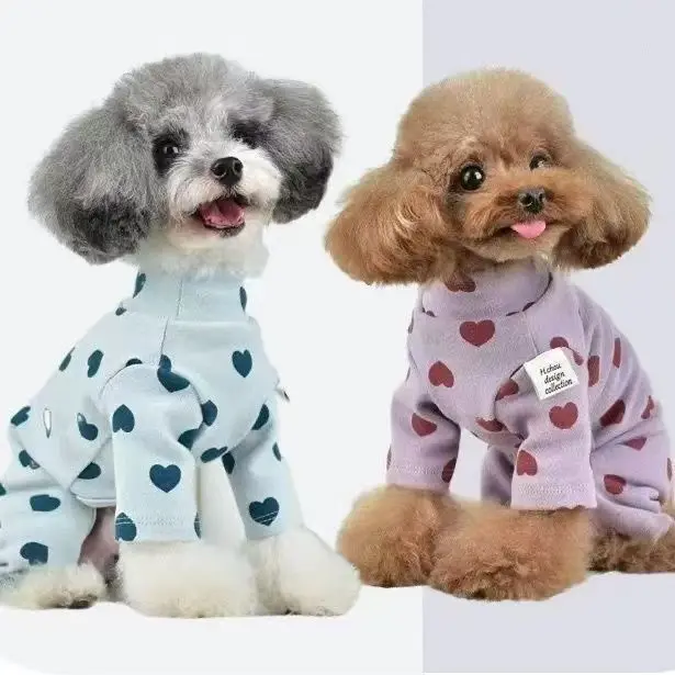 Mono de cuello alto para gatos y perros cálido en primavera-otoño