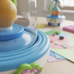 Torno de cerámica manual infantil: kit de manualidades para casa