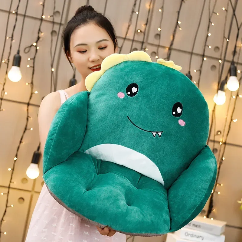 Cojín de asiento de dibujos animados para oficina, silla de cintura para el hogar, regalo creativo de felpa lindo, sofá circundante suave y cómodo, nuevo - imagen 3