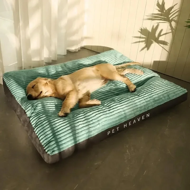 Camas para perros grandes, alfombrilla de suelo cálida para dormir, transpirable, lavable, fácil de limpiar - imagen 3