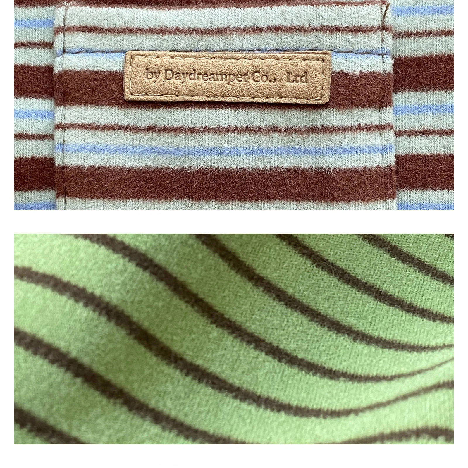 Camisa con bolsillo para perro salchicha – suave rayas otoño primavera - imagen 5