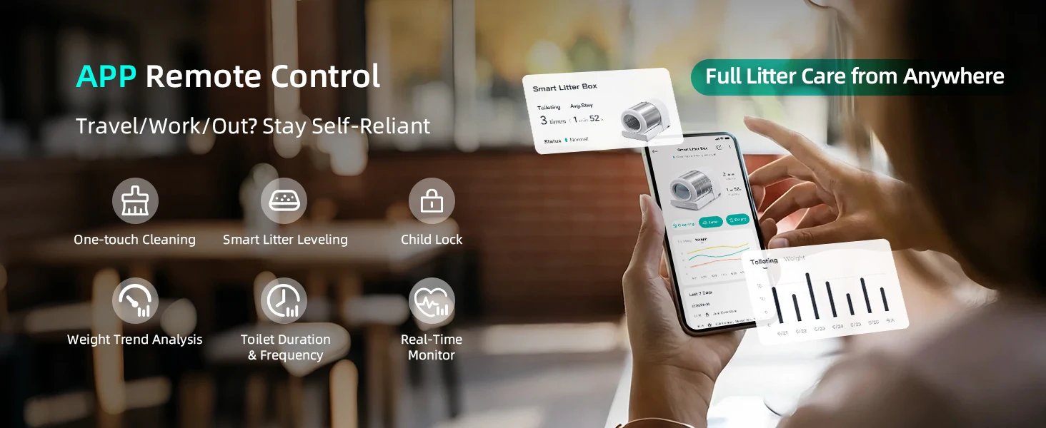 self cleaning cat litter box