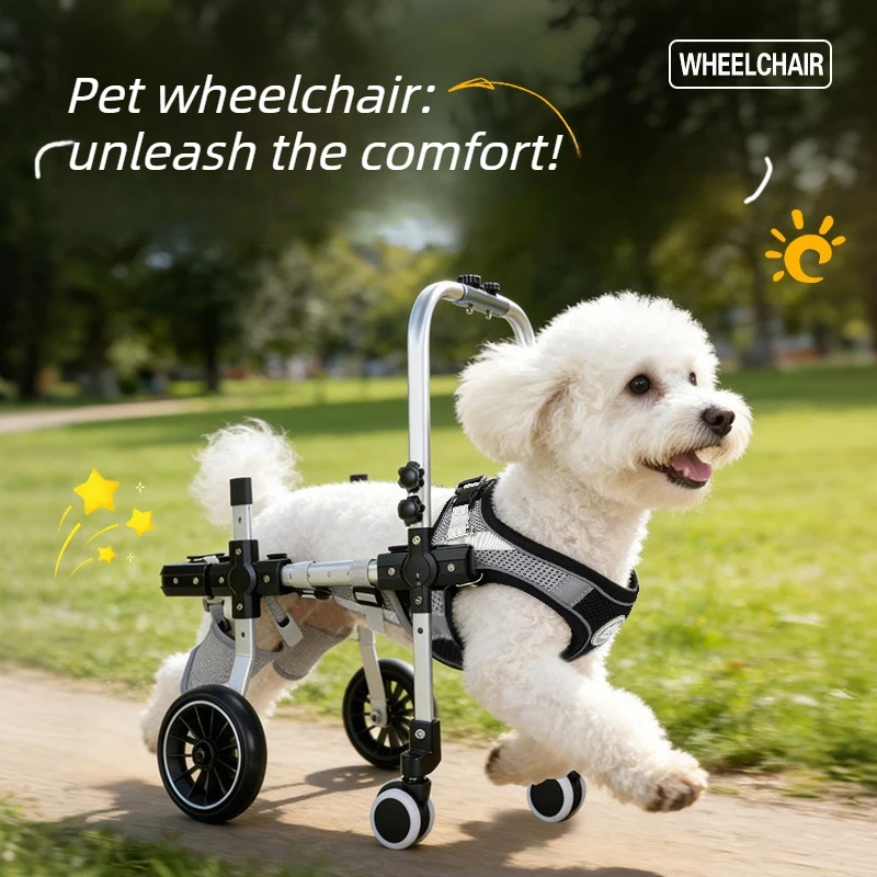 Silla de ruedas para perros y gatos – Retráctil patas traseras - imagen 5