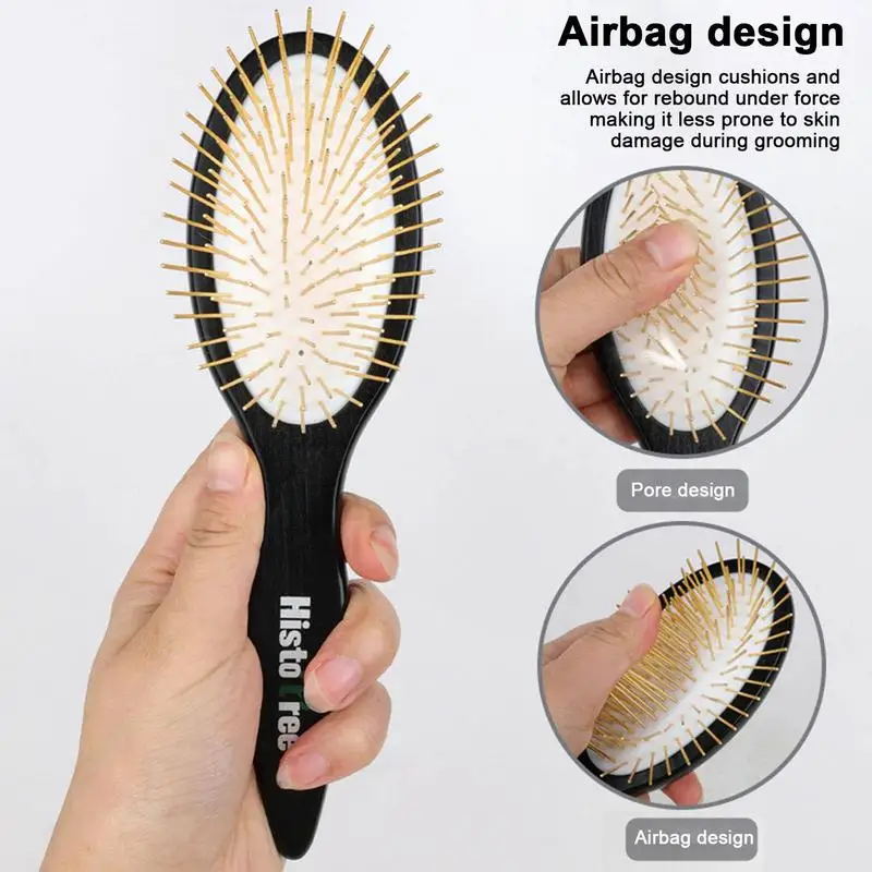 Cepillo de alfiler de aseo para perros, cepillos para gatos de interior, cepillo para gatos, peine para gatitos, masaje para cachorros, elimina esteras - imagen 2