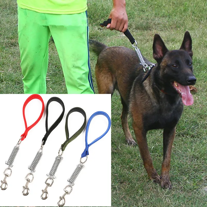 Diseño correa cuero PU resistente mascotas grandes