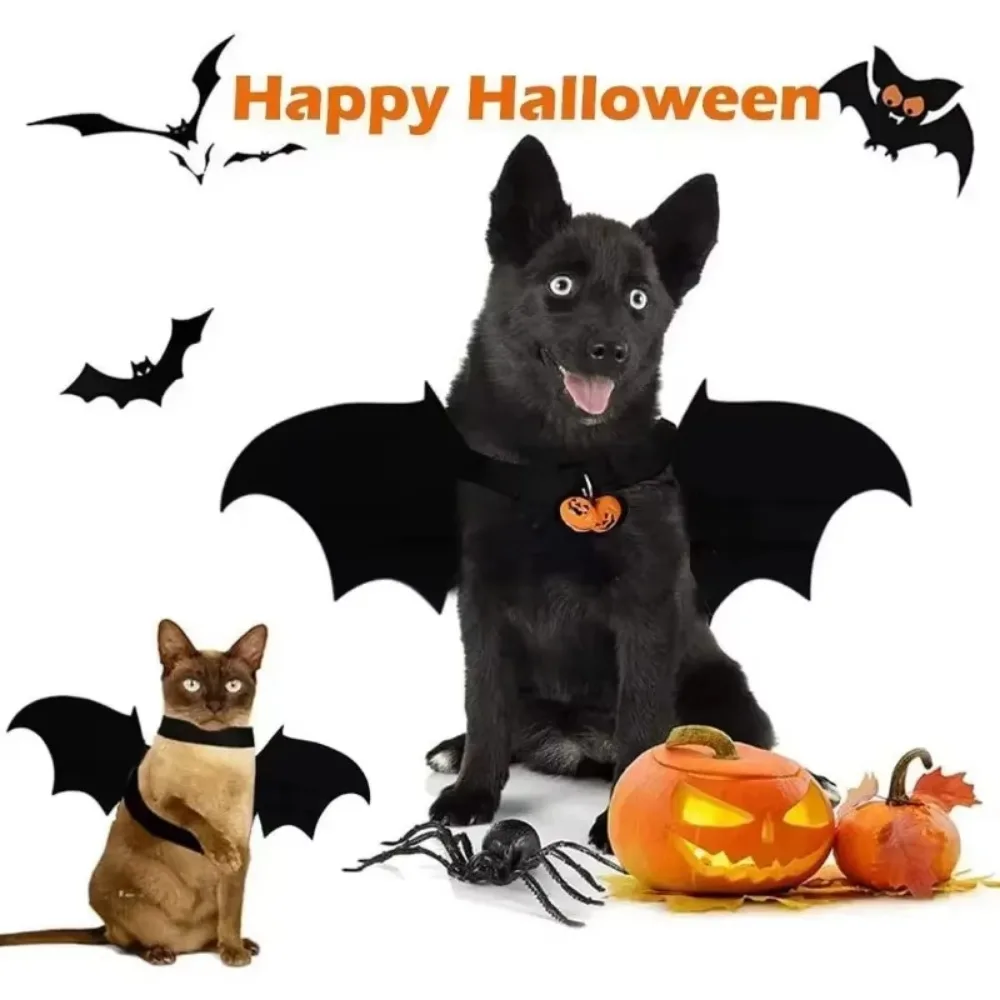 Disfraces para perros, ropa de Halloween para gatos, ropa para mascotas, alas de murciélago, estilo campana, ropa navideña para perros, suéter para perros grandes - imagen 5
