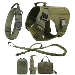 Kit entrenamiento perros: correa, collar, bowls y bolsas reflectantes