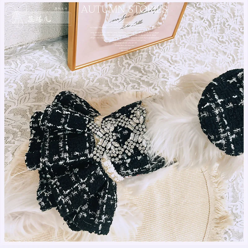 Vestido de lana para perros y gatos pequeños, traje grueso y cálido con lazo para mascotas, para cachorros de Yorkshire Terrier, mascotas pequeñas, otoño e invierno - imagen 3