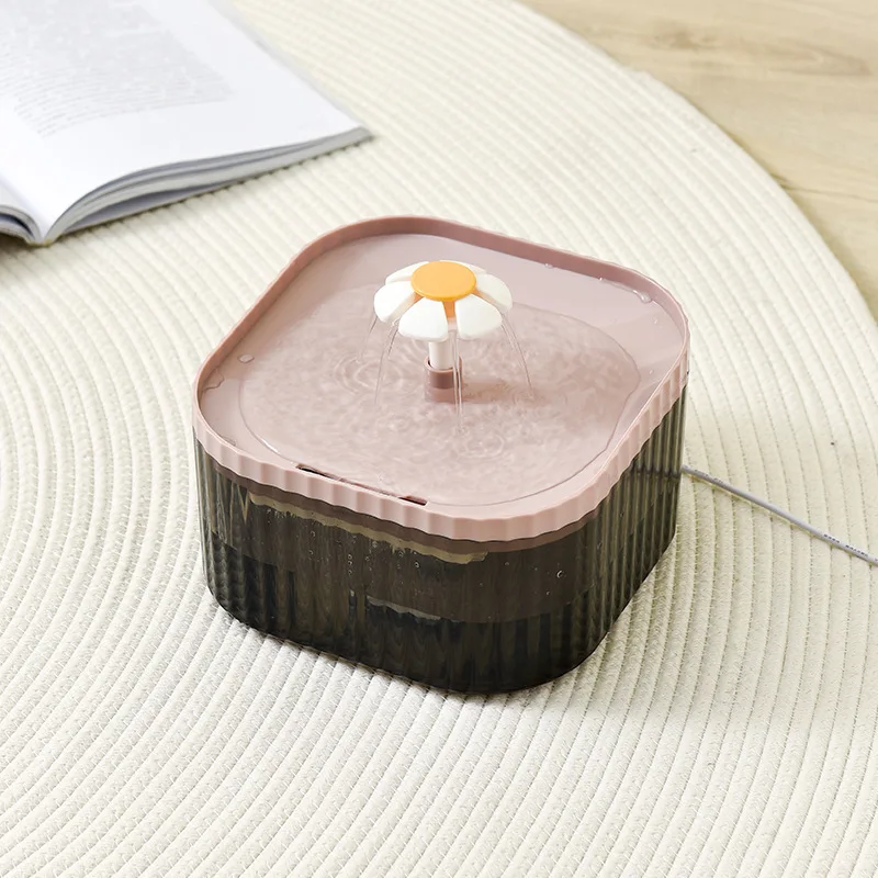 Dispensador de fuente de agua potable para gato y mascota, filtros de carbón activado, Alimentador automático, contenedor, interfaz USB, 2,5 L - imagen 2