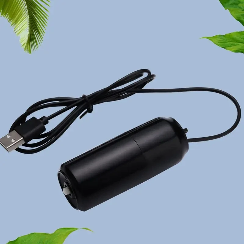 Oxigenador silencioso, pequeña bomba de oxígeno portátil, Mini carga USB, bomba de oxígeno para pecera, suministros para acuario para cultivo de peces - imagen 3