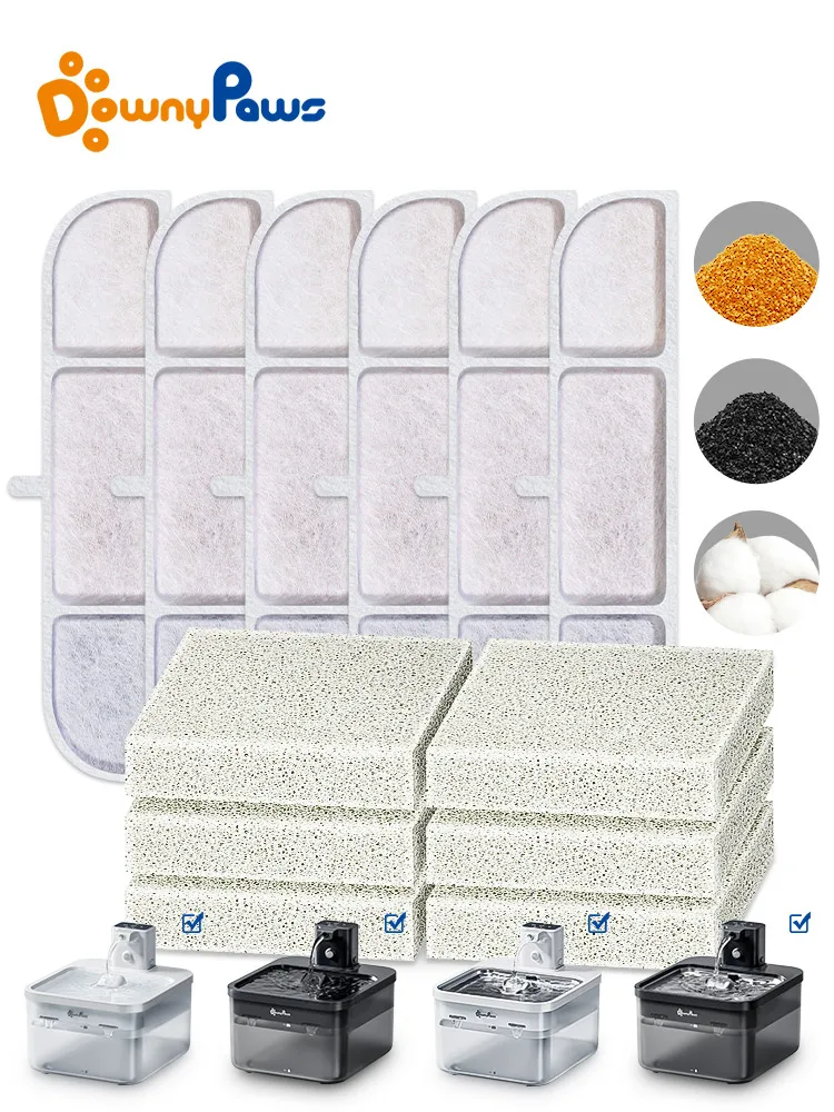 Filtro Carbón DownyPaws para Gatos - vista frontal