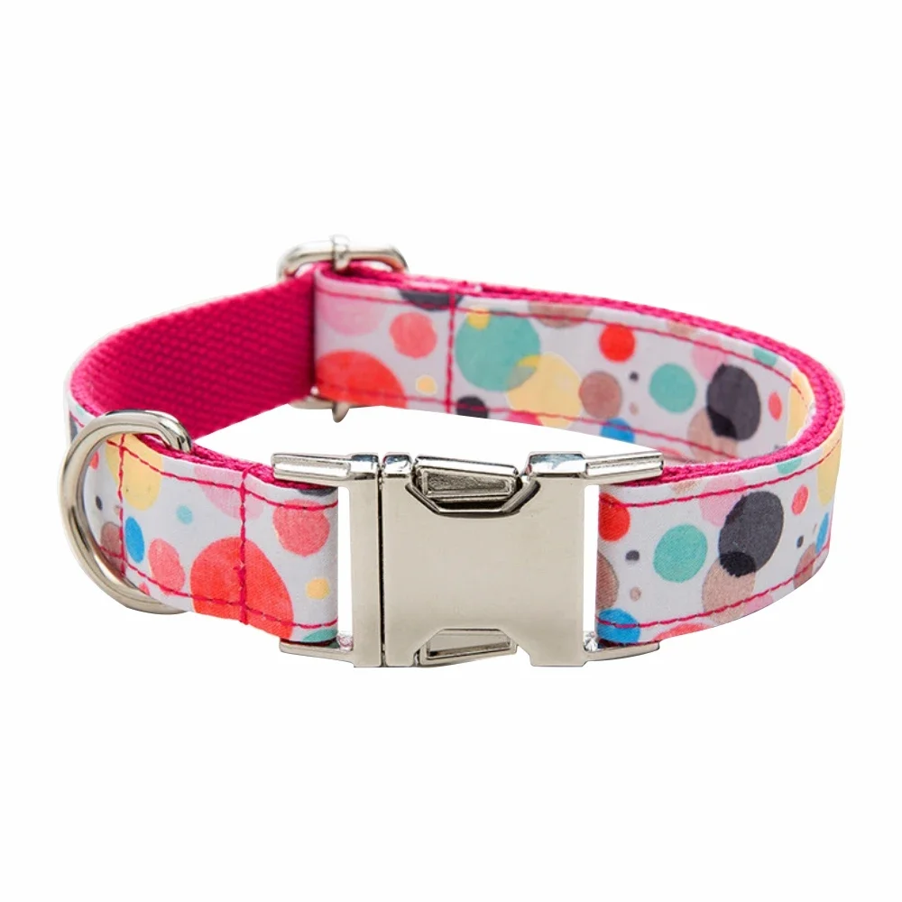 Collar personalizado para mascotas, placa con nombre para cachorro, etiqueta de identificación, hebilla ajustable, collares con grabado sin burbujas de arcoíris fuertes - imagen 2