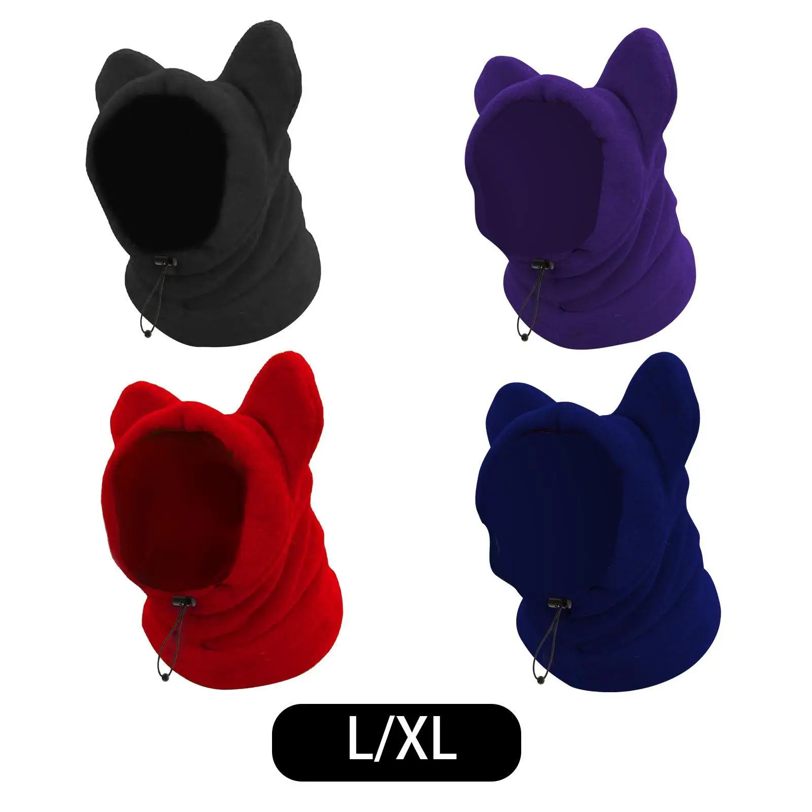 Dog Ear Muffs Hat Windproof Ear Wrap Headwear Warm for Pets Hiking Walking